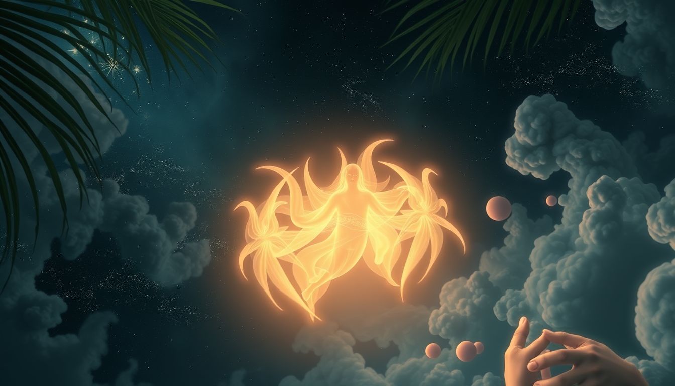 Von Dattelpalmen umgeben sein symbolisiert Wohlstand und Erfüllung.