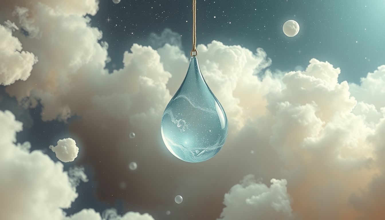 Träume von nassen Briefbeschwerern symbolisieren emotionale Belastungen und Blockaden.