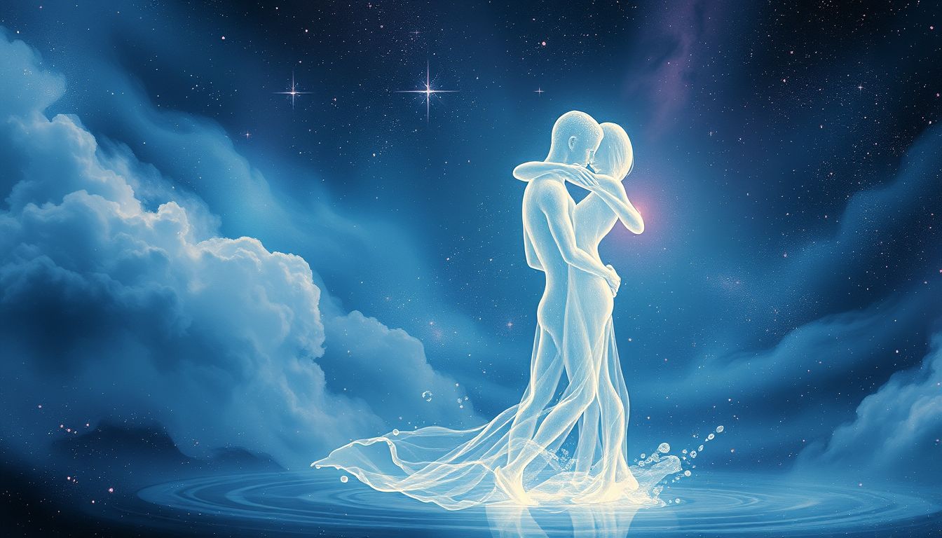 Träume von nassen Umarmungen symbolisieren oft emotionale Nähe und Heilung.