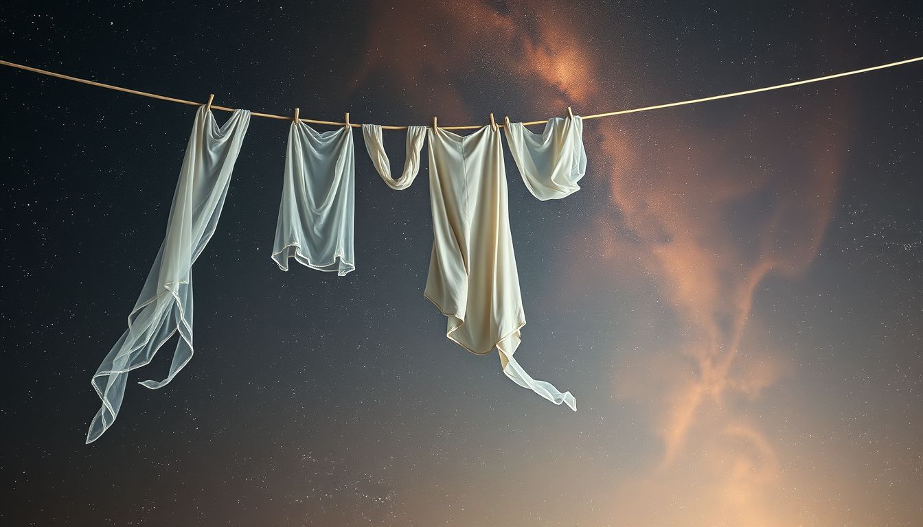 Wäsche fällt: Symbol für Kontrollverlust und peinliche Situationen im Traum.