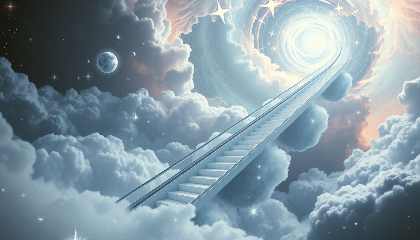 Rolltreppen im Traum symbolisieren oft den Aufstieg im Leben.
