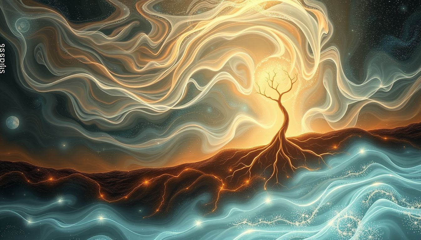 Wind symbolisiert im Traum oft Verwurzelung und innere Stabilität.