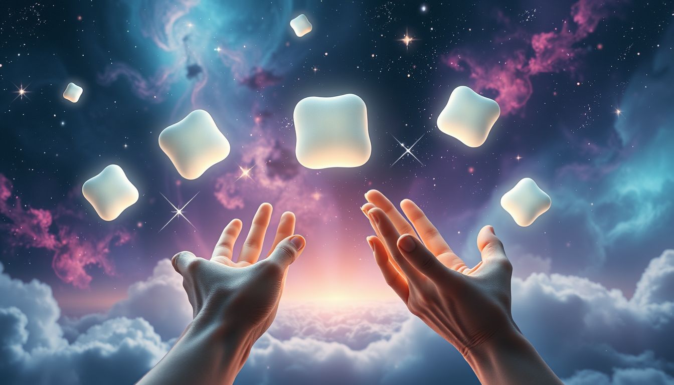 Träumen vom Marshmallow-Verkauf symbolisiert süße Versuchungen und Chancen.