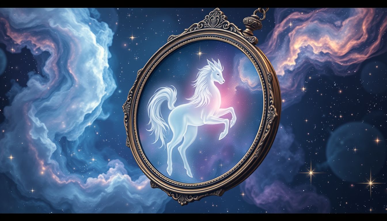 Ein Tier im Taschenspiegel symbolisiert verborgene Instinkte und Emotionen.