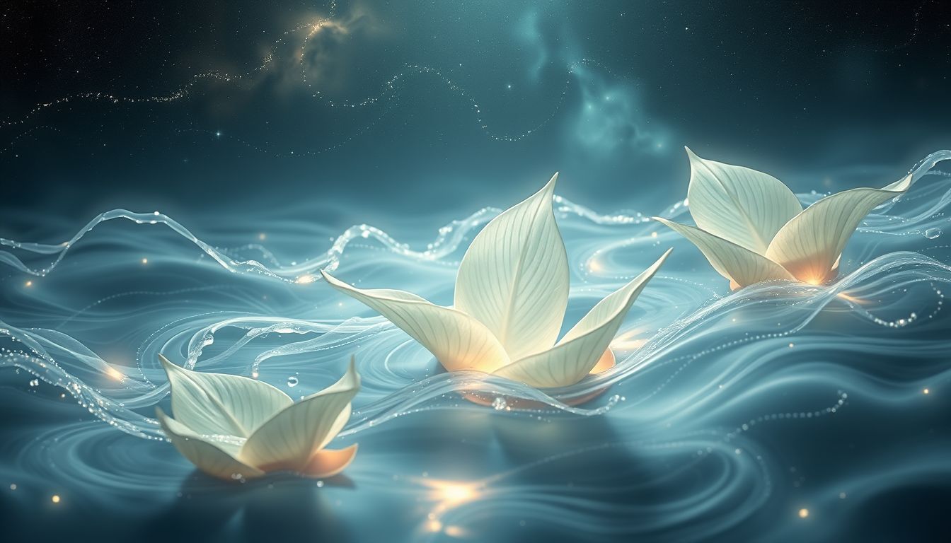 Endivien im Wasser symbolisieren emotionale Reinigung und innere Erneuerung.