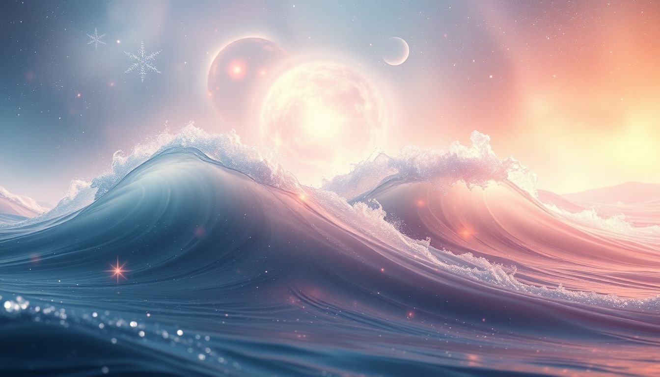 Wellen symbolisieren im Traum wachsende Lebenskraft und Chancen.