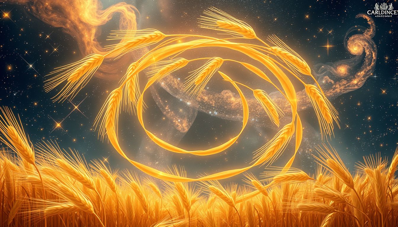 Ein Kornfeld-Labyrinth symbolisiert Orientierungslosigkeit und inneren Konflikt.