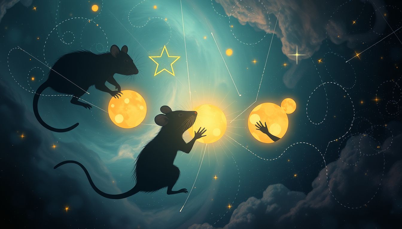 Träume von Ratten, die Nahrung stehlen, symbolisieren versteckte Ängste.