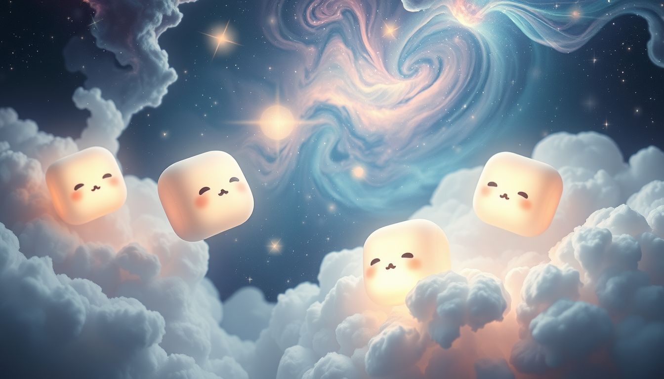 Das Träumen von sprechenden Marshmallows symbolisiert unerwartete Botschaften.