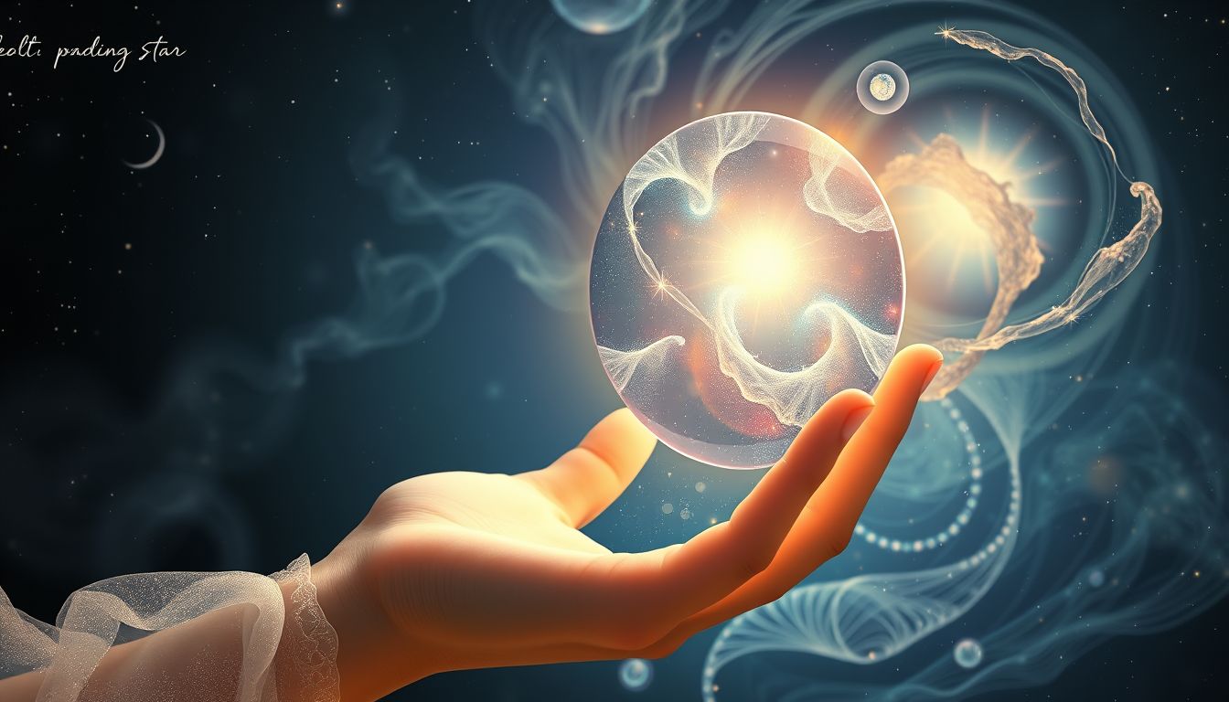 Ein magischer Taschenspiegel enthüllt verborgene zukünftige Ereignisse.