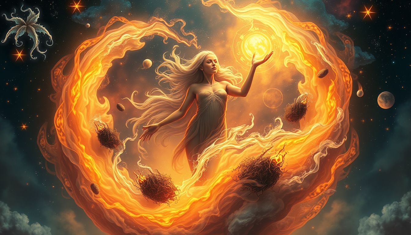 Der Wassermann verbindet Luft mit Feuer und Erde im Traum.