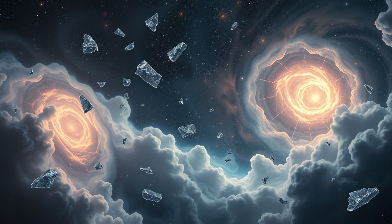 Der zerbrochene Banketttraum symbolisiert oft unerwarteten Verlust und Unglück.