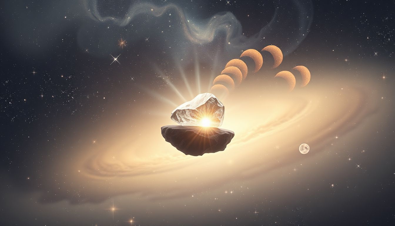 Ein einzelner Stein symbolisiert im Traum innere Stabilität und Sicherheit.