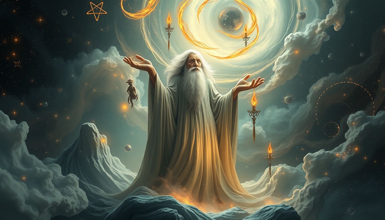 Ein alter Kurator im Traum symbolisiert Weisheit und vergangene Erfahrungen.