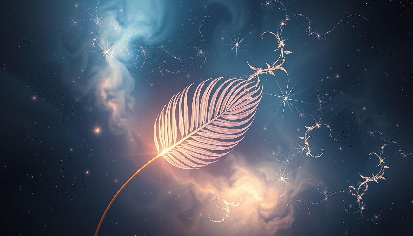 Ein Palmenzweig symbolisiert im Unterbewusstsein oft Frieden und Hoffnung.