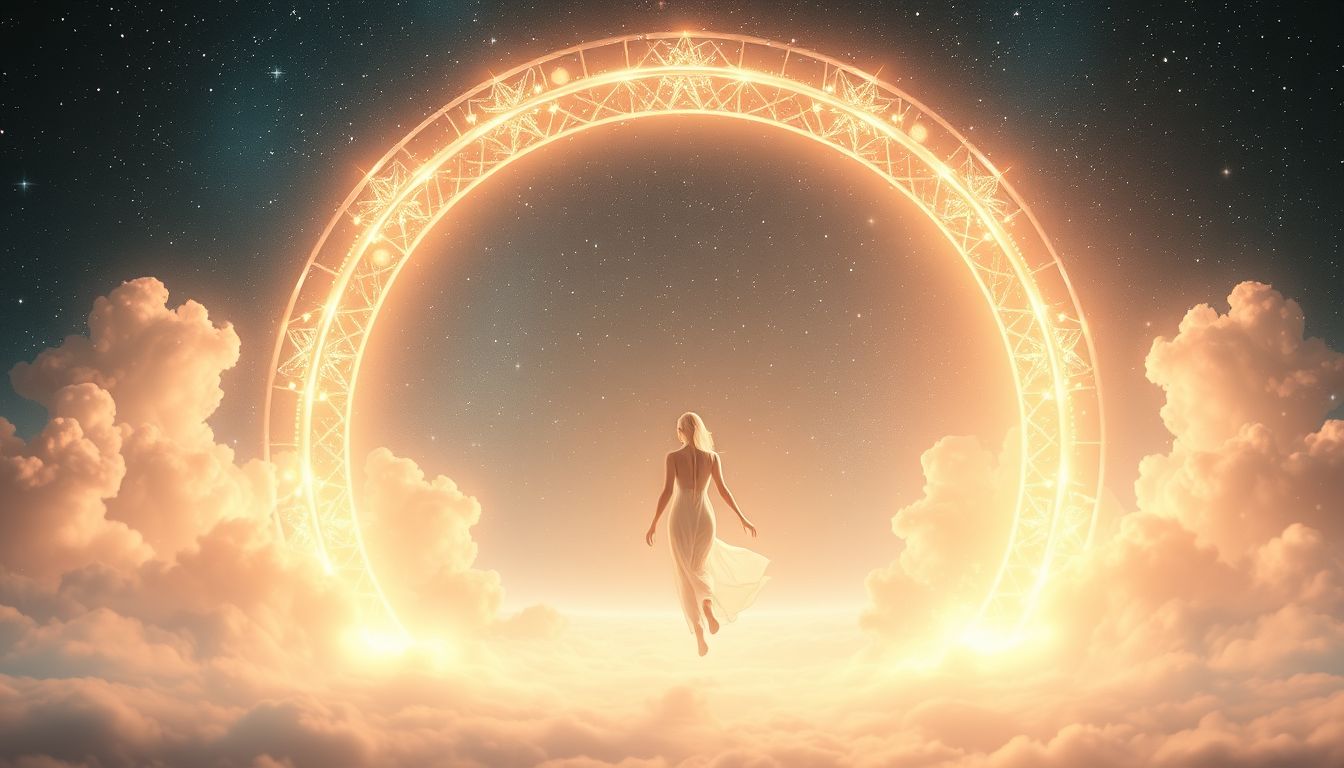 Im Traum durch eine Ehrenpforte schreiten symbolisiert großen Erfolg.