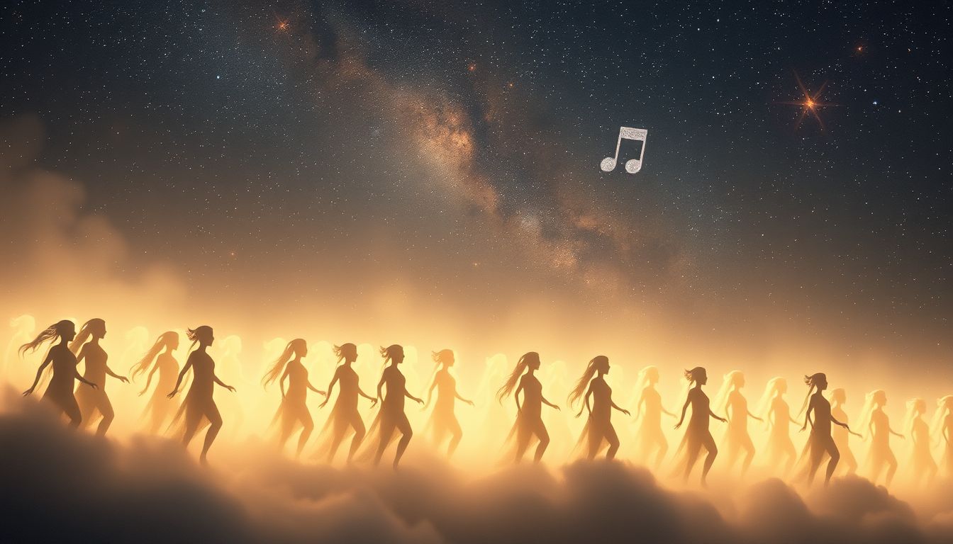 Ein singendes Heer symbolisiert innere Harmonie und gemeinsame Stärke.