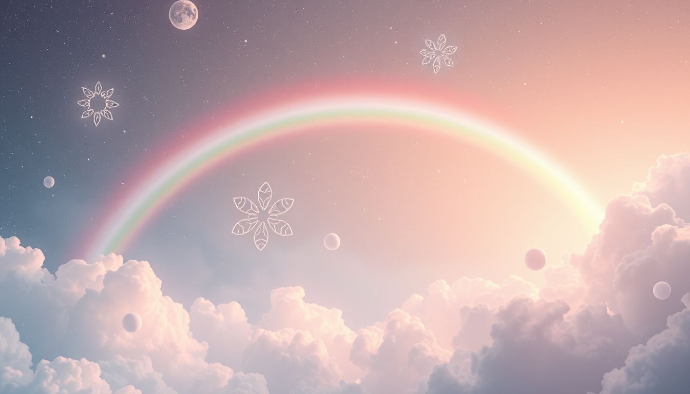 Ein Regenbogen im Traum symbolisiert Hoffnung und innere Harmonie.