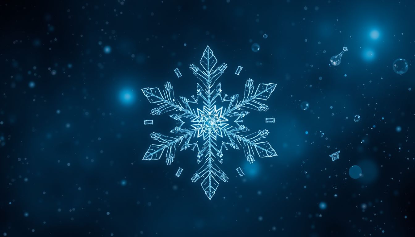 Schneekristalle symbolisieren im Traum einzigartige, fragile Perfektion.
