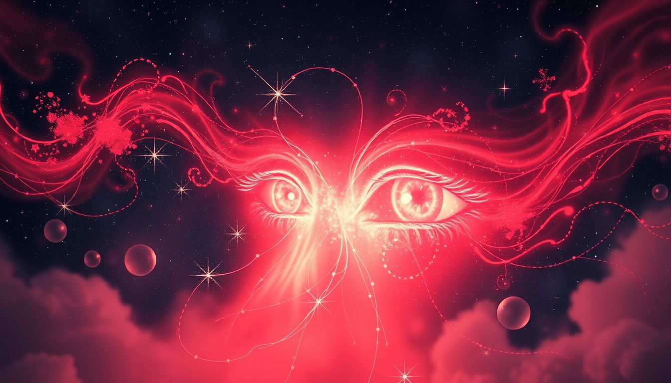 Träumen vom Verbluten aus den Augen signalisiert emotionale Erschöpfung.