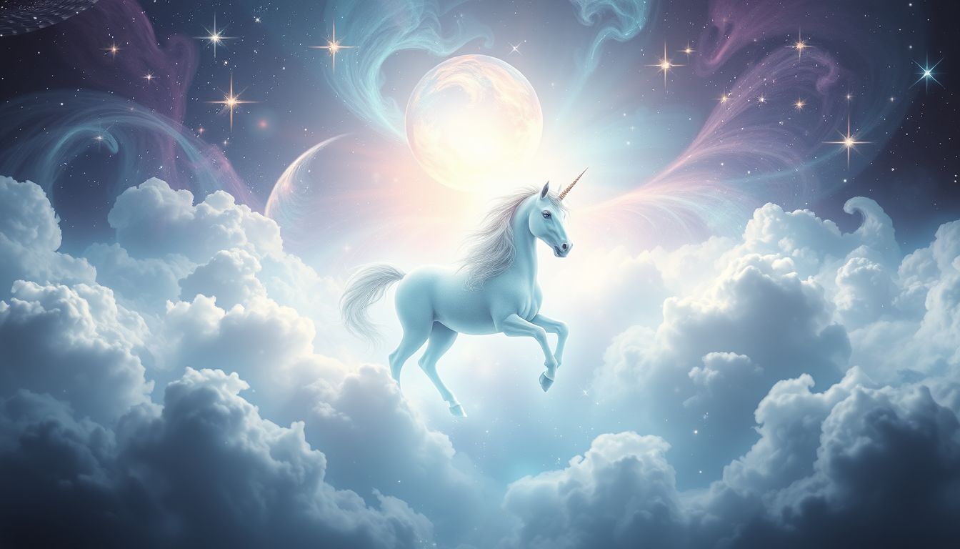 Ein Einhorn im Traum symbolisiert Reinheit und magische Kraft.