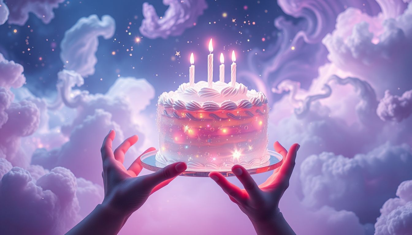 Der Traum vom Torten-Kauf symbolisiert Vorfreude auf neue Chancen.