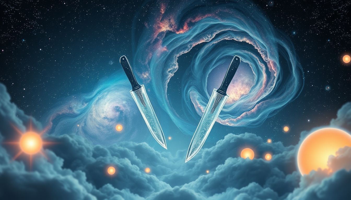 Träume von Messerangriffen spiegeln oft innere Konflikte wider.