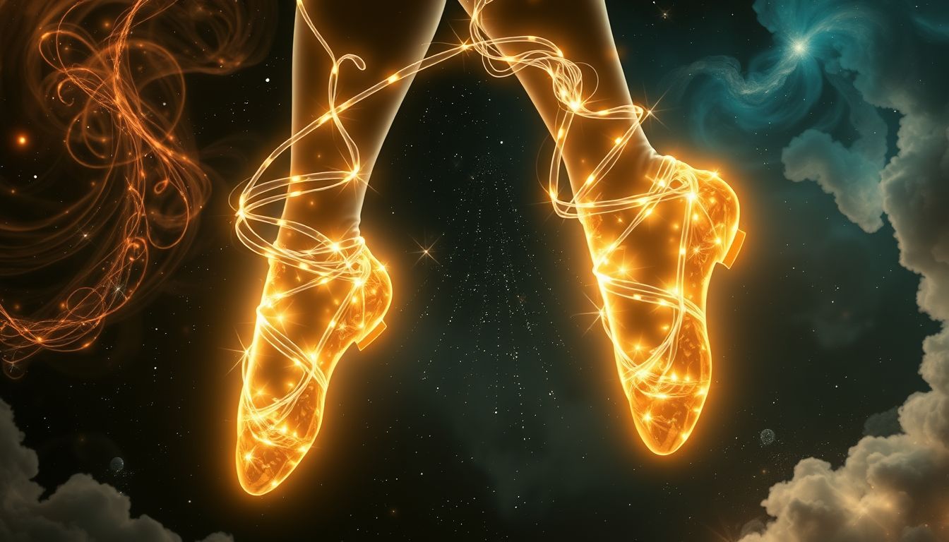 Tanzschuhe symbolisieren im Traum oft Lebensfreude und Freiheit.