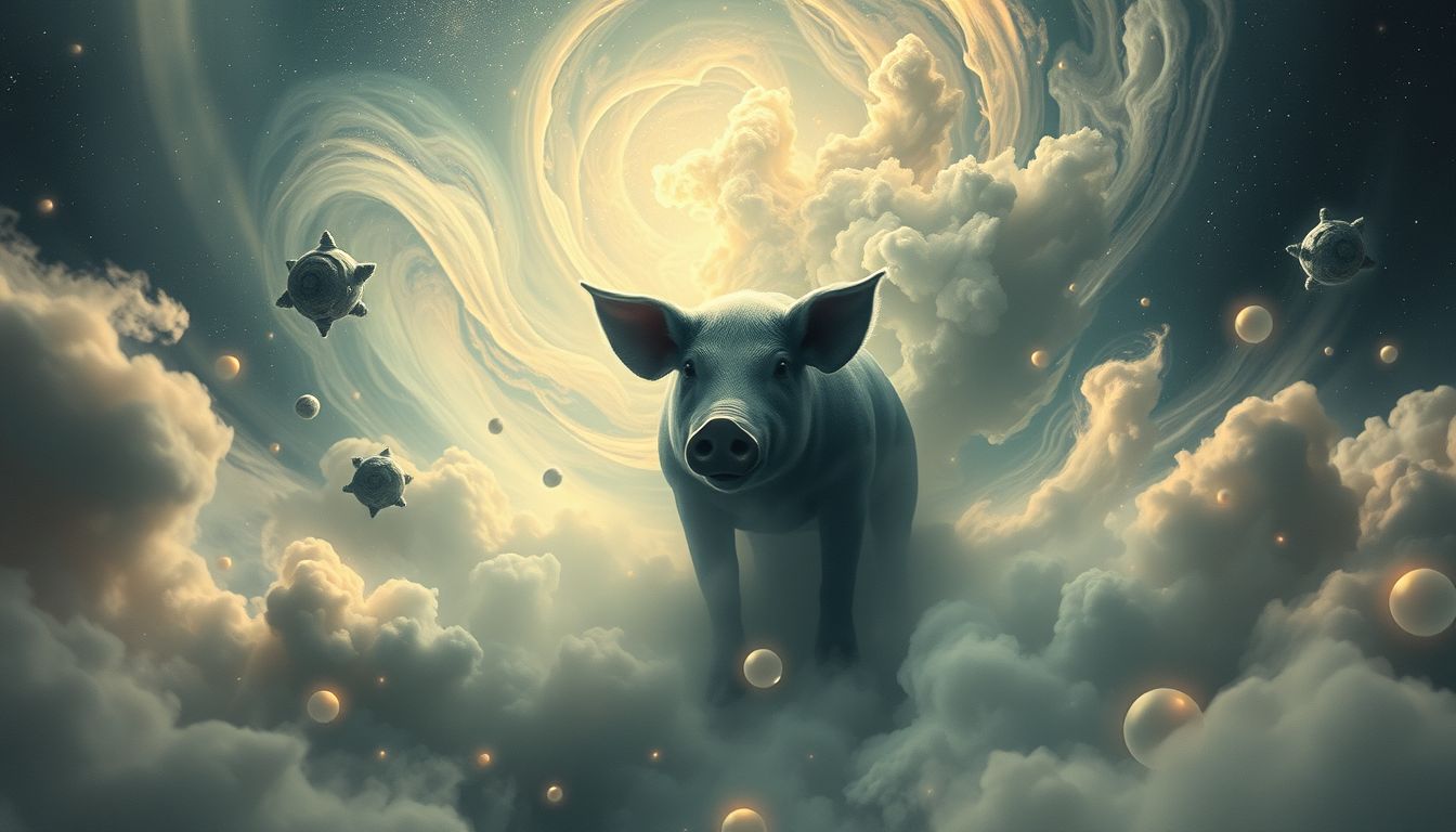 Angst vor Mastschwein im Traum symbolisiert innere Sorgen und Überforderung.