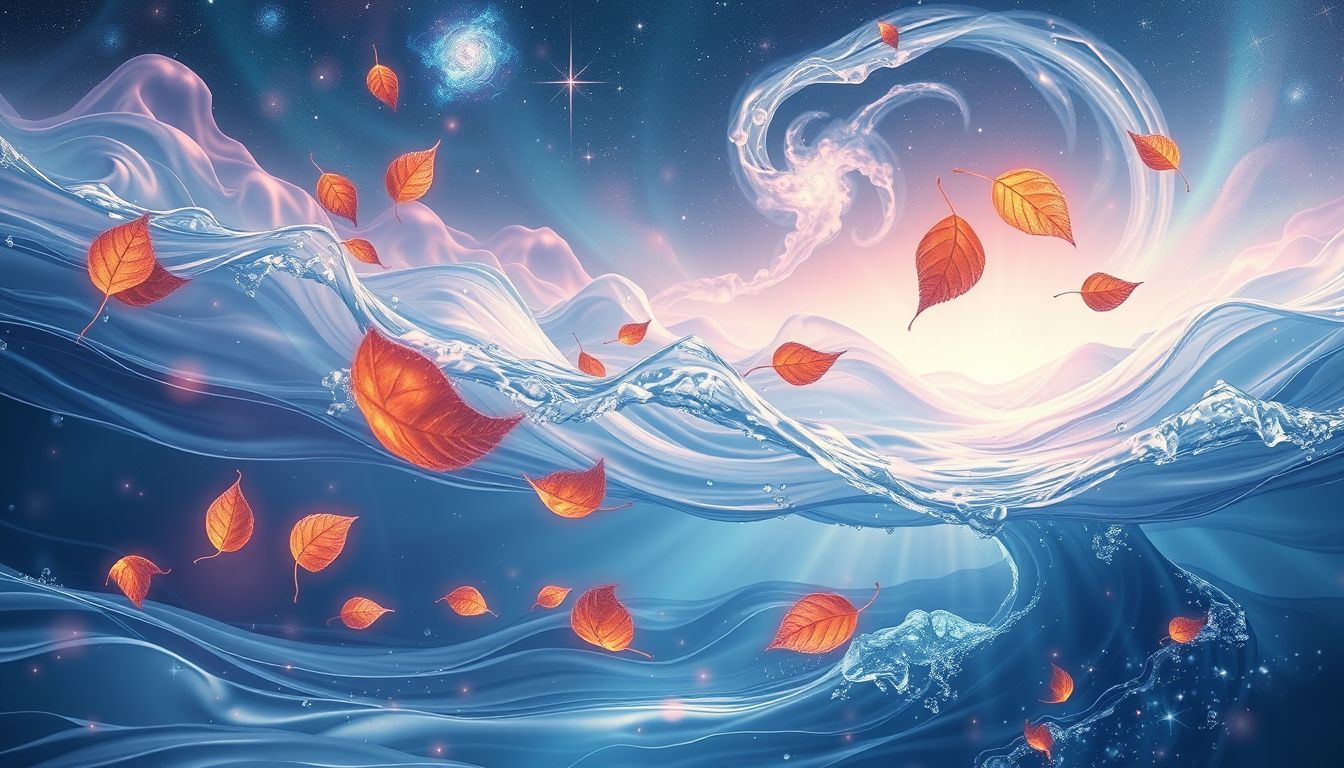 Bärentrauben im Wasser symbolisieren emotionale Reinigung und innere Klarheit.