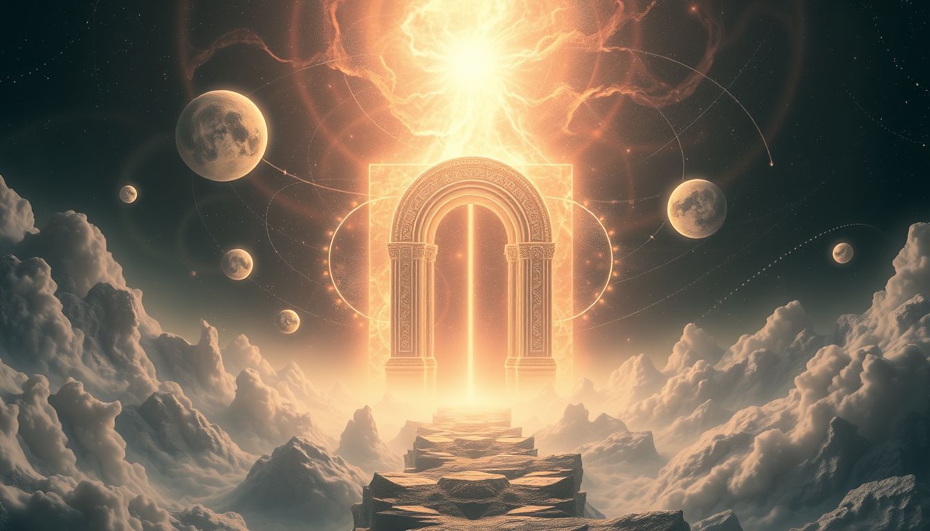Ein unüberwindbares Tor symbolisiert innere Blockaden und Ängste.