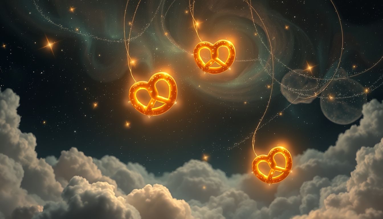 Das Geschenk von Brezeln im Traum symbolisiert unerwartetes Glück.