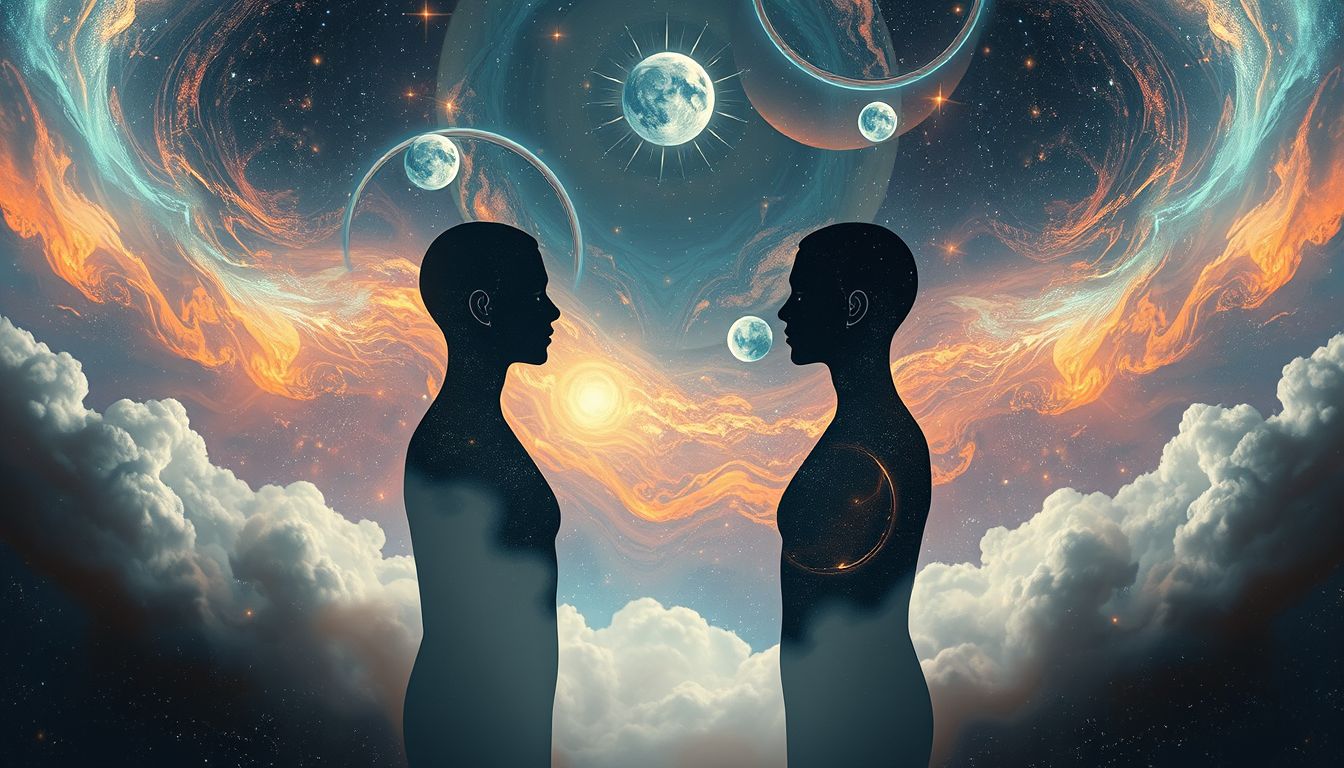 Das Ebenbild spiegelt Licht und Schatten der menschlichen Seele wider.