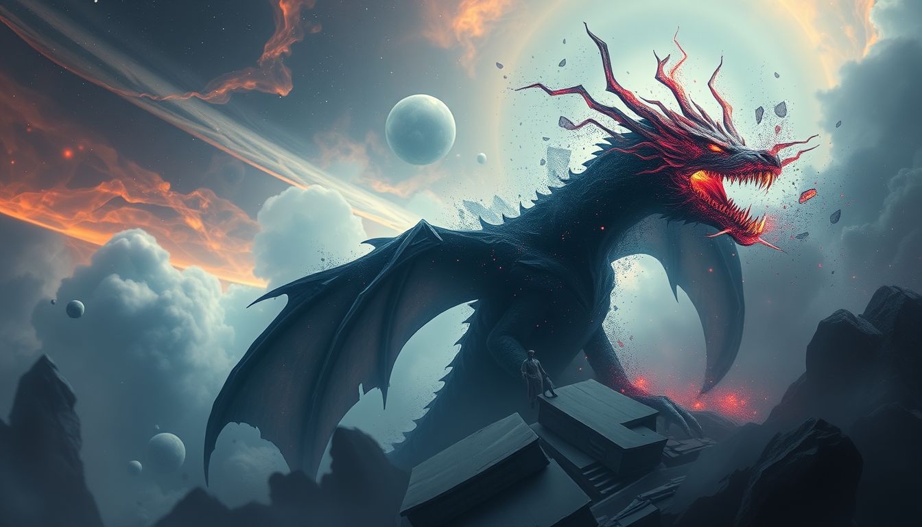 Der Drache symbolisiert im Traum oft ungezügelte Wut und Angst.