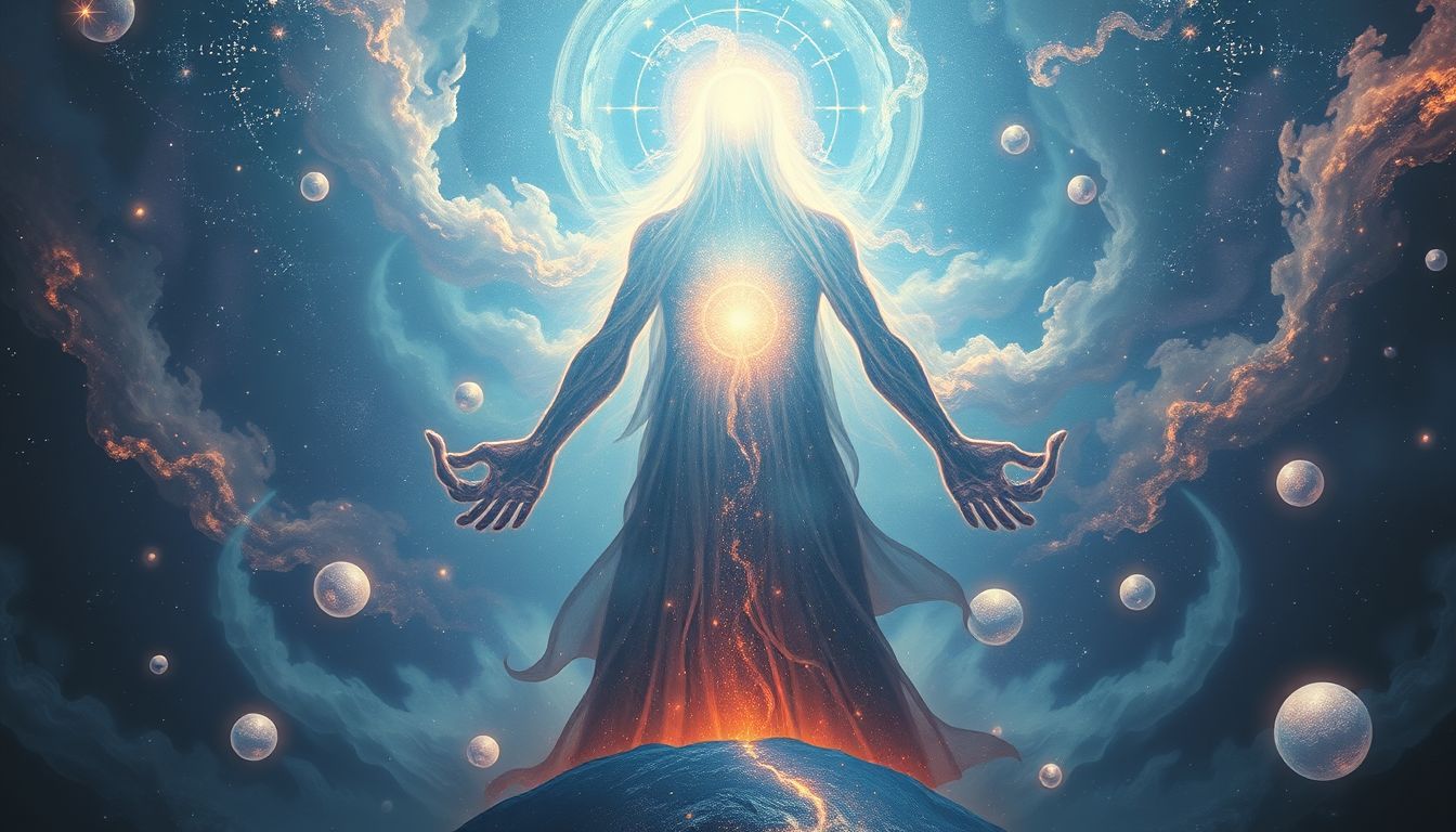 Ein sprechender Riese enthüllt verborgene Weisheiten des Unterbewusstseins.