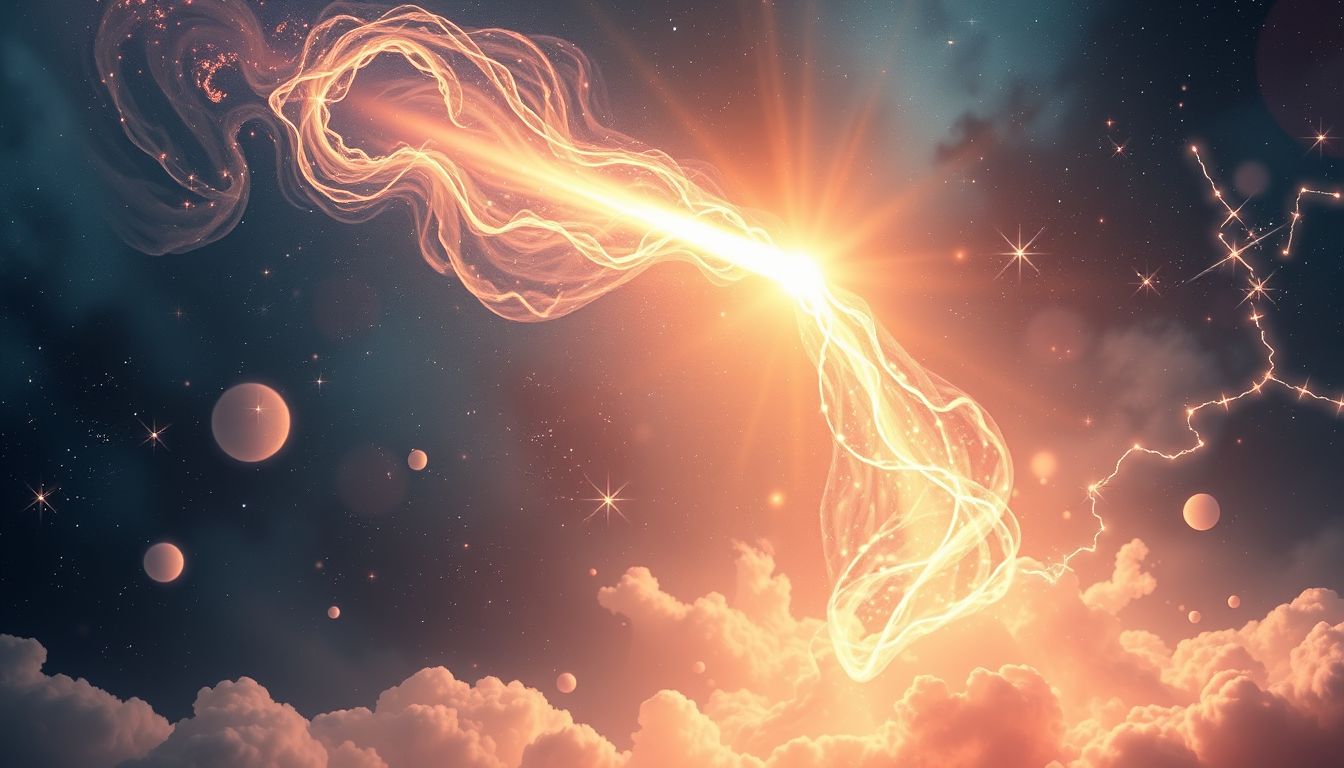 Ein Komet symbolisiert schnellen Erfolg und kraftvolle Zielverwirklichung.