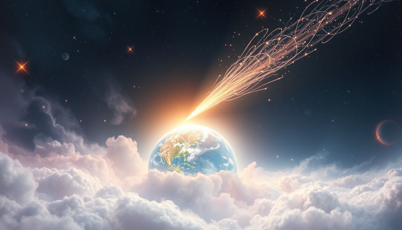 Ein Kometstreif enthüllt Lebenswert durch Nähe zur Katastrophe.