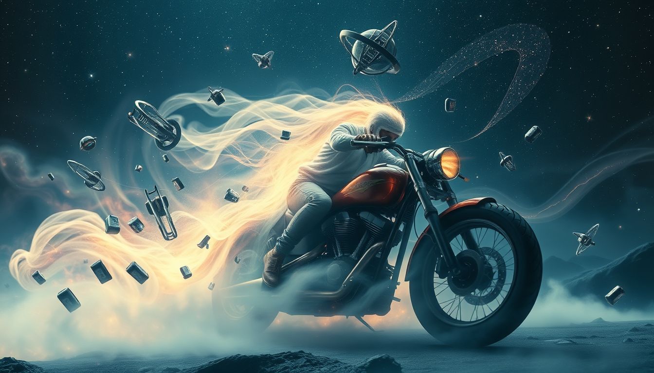 Ein toter Biker im Traum symbolisiert oft das Ende von Freiheit.