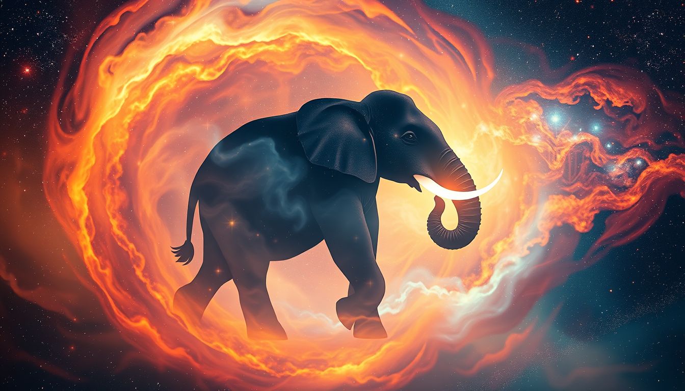 Ein indischer Elefant im Traum symbolisiert Stärke, Weisheit und Glück.