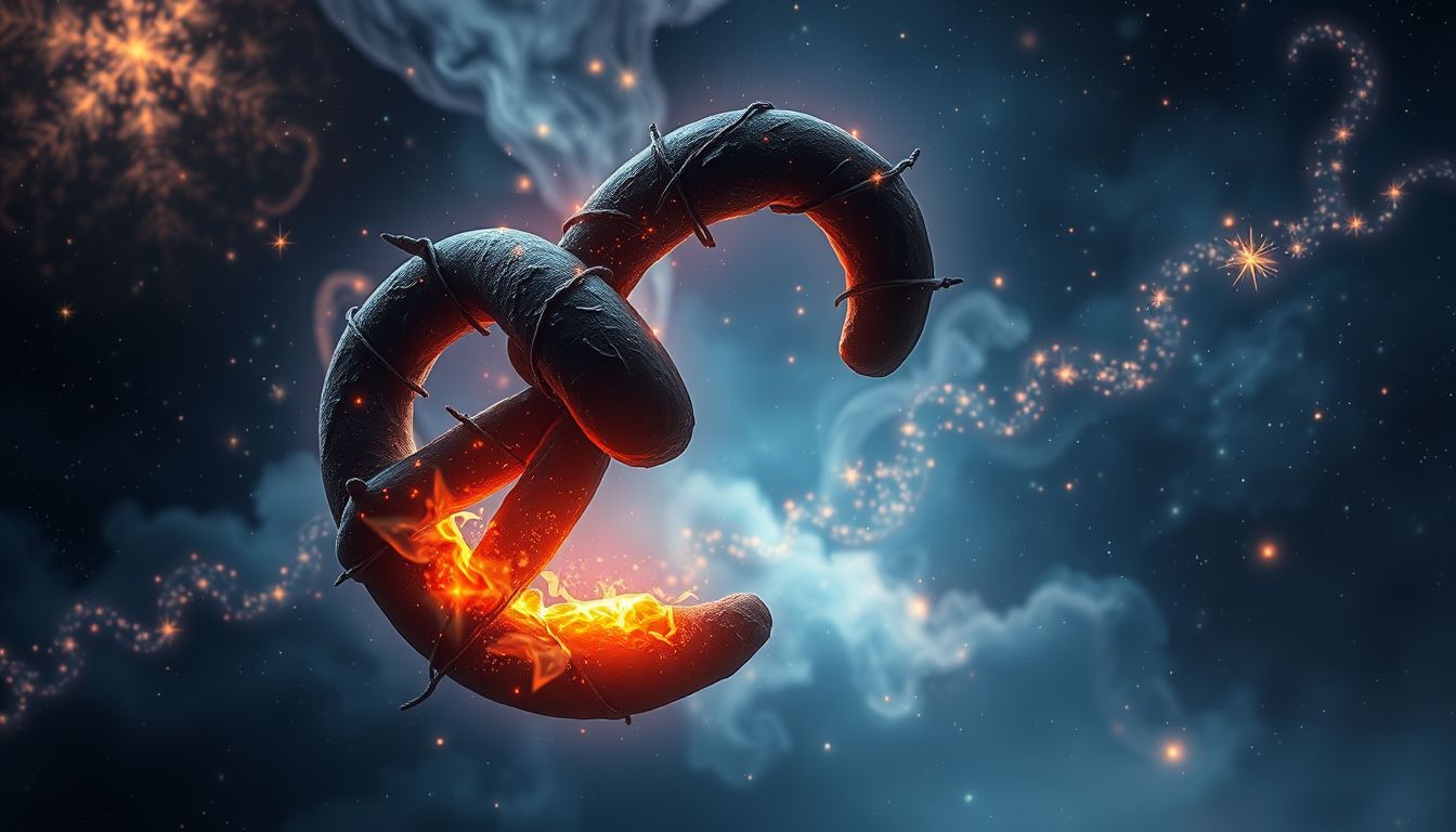 Eine verbrannte Brezel symbolisiert verpasste Chancen und Enttäuschungen.