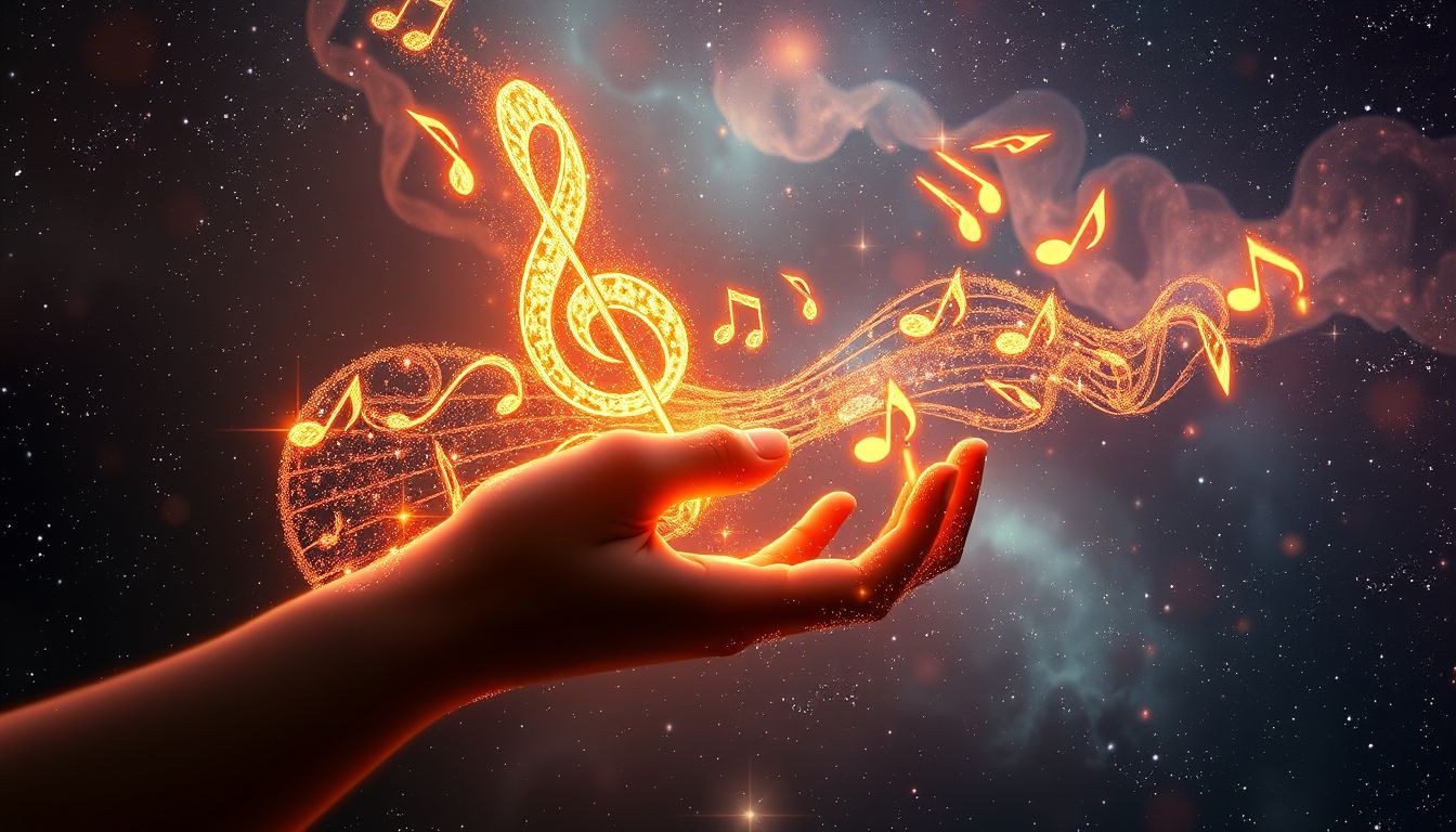 Das Eingeben von Noten fördert Harmonie, Kreativität und emotionalen Ausdruck.
