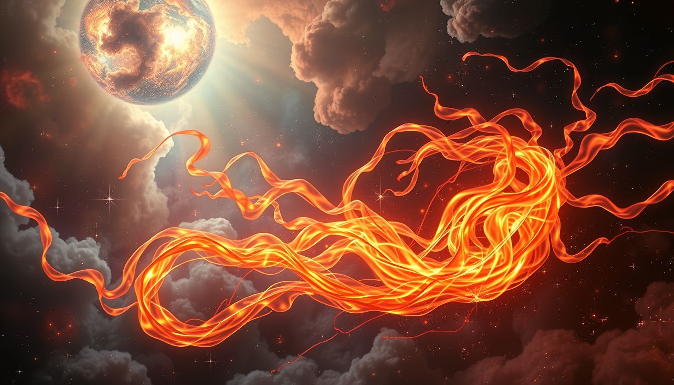 Feuer symbolisiert im Entwirren Leidenschaft, Reinigung und Veränderung.