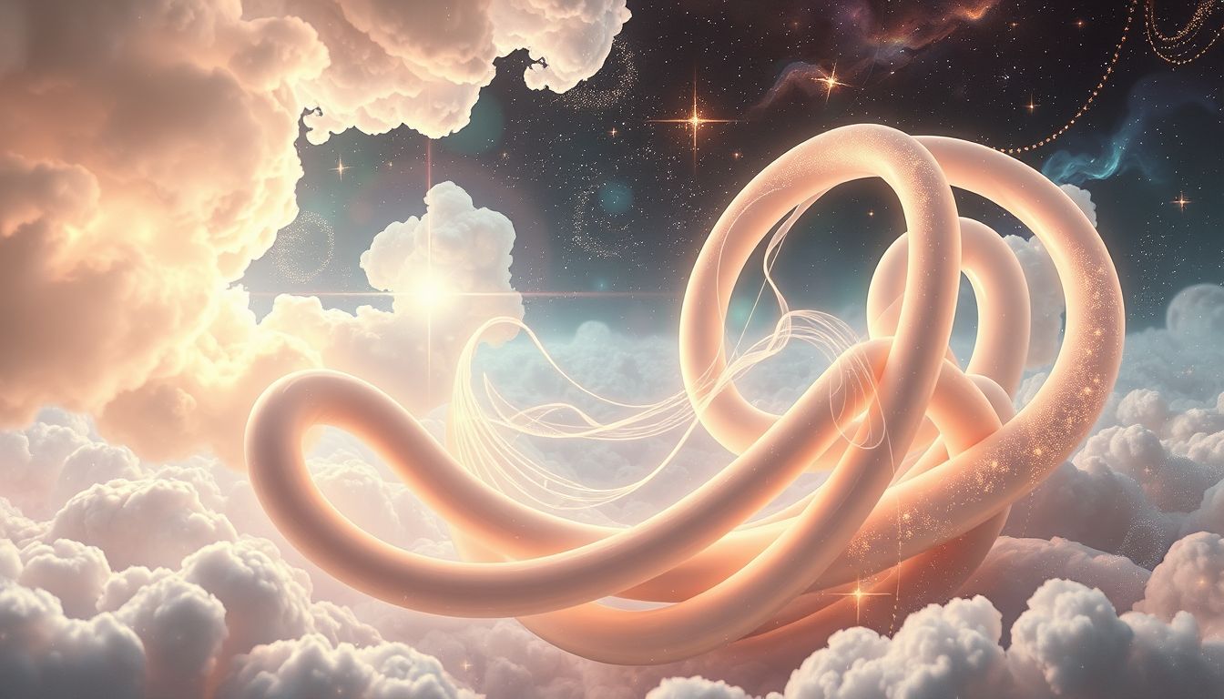 Das Entwirren von Schläuchen symbolisiert Klarheit und energetischen Fluss.