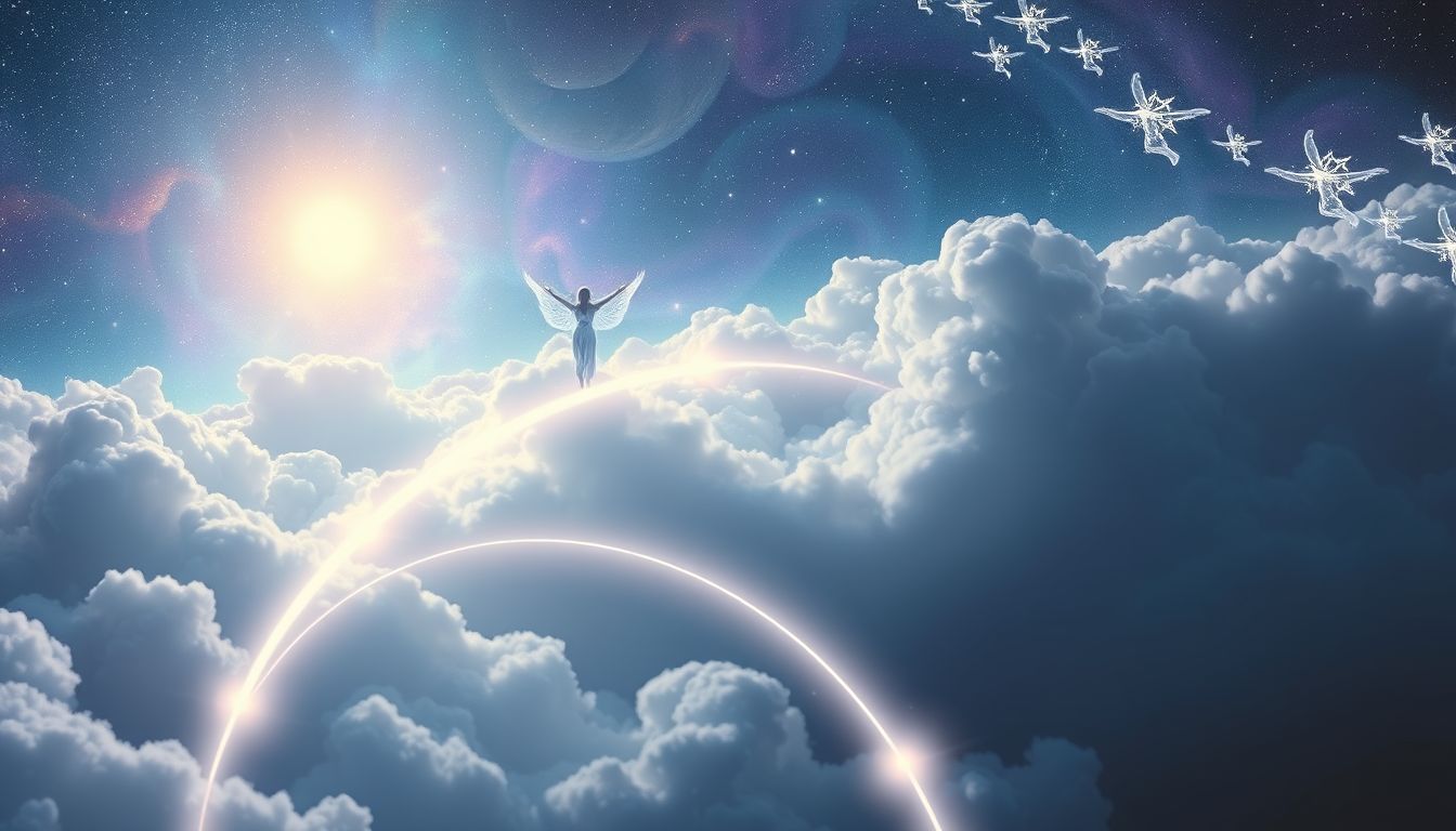 Fliegen im Flitterwochentraum symbolisiert neue Freiheit und Selbstentfaltung.