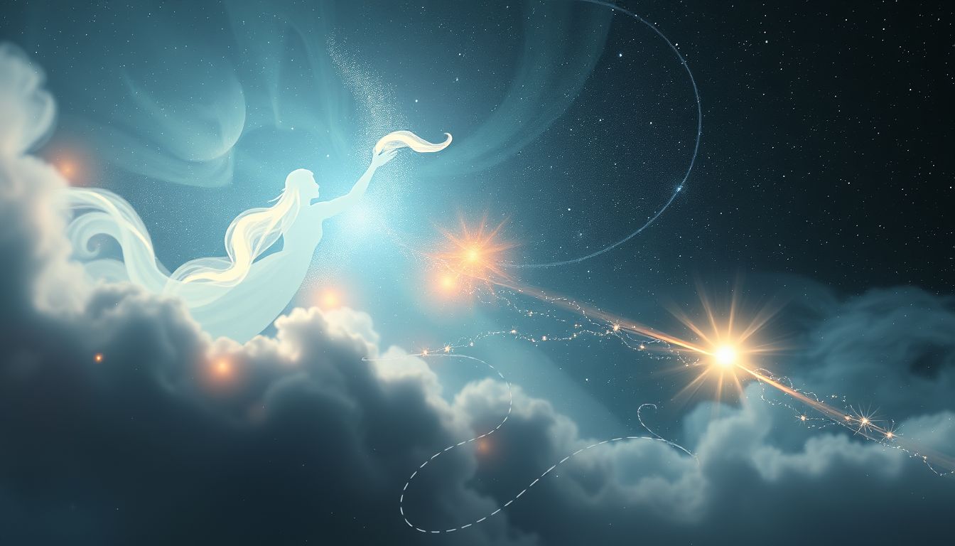 Fliegen symbolisiert oft das Erreichen persönlicher Ziele und Ambitionen.