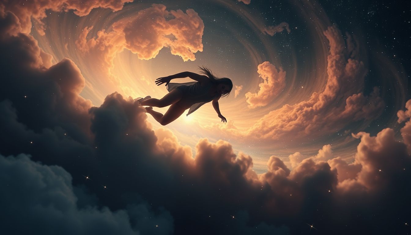 Herabrutschen im Traum warnt oft vor bevorstehenden Gefahren und Verletzungen.