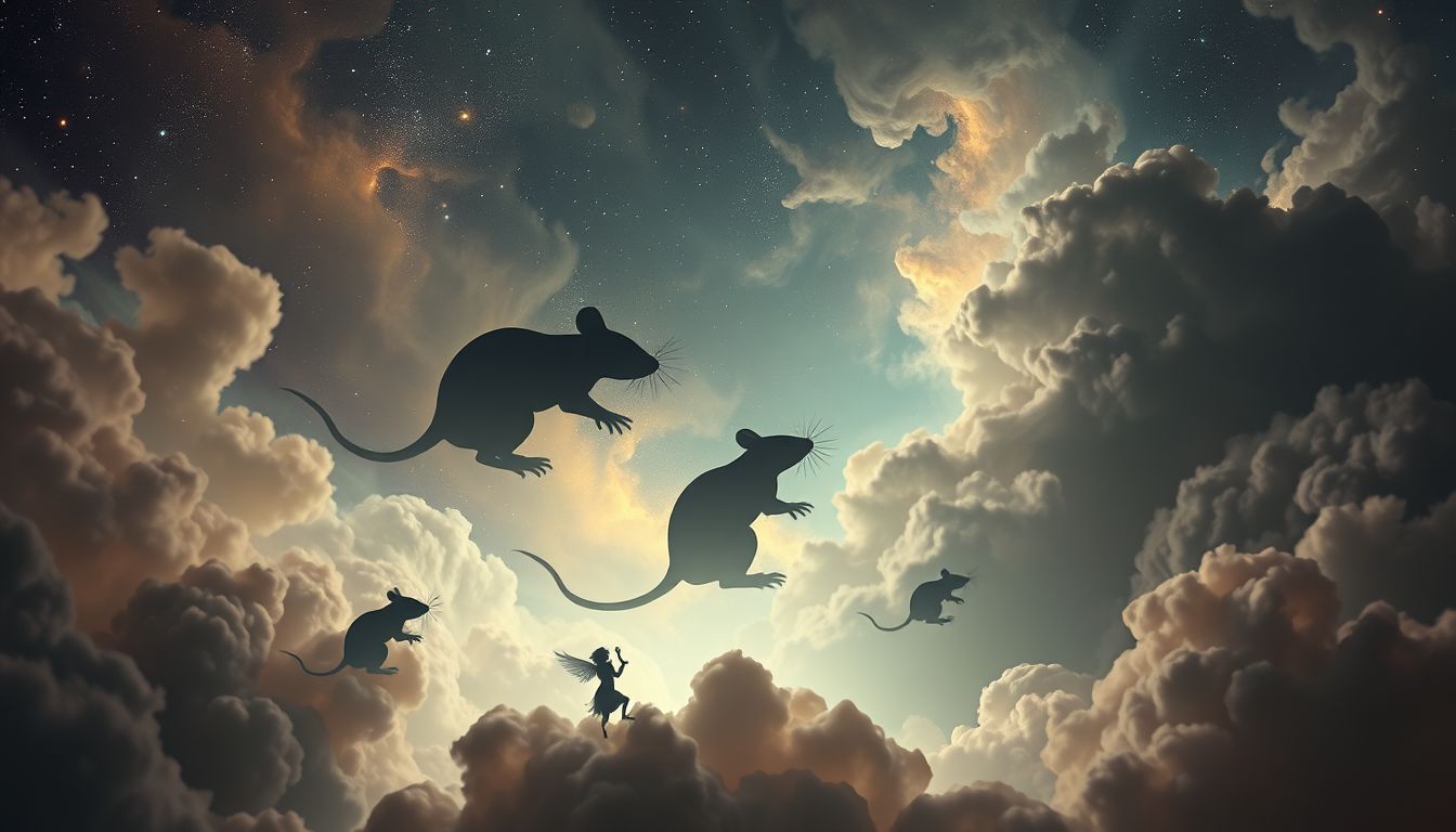 Die Ratte symbolisiert im Traum oft verborgene Ängste und Schatten.