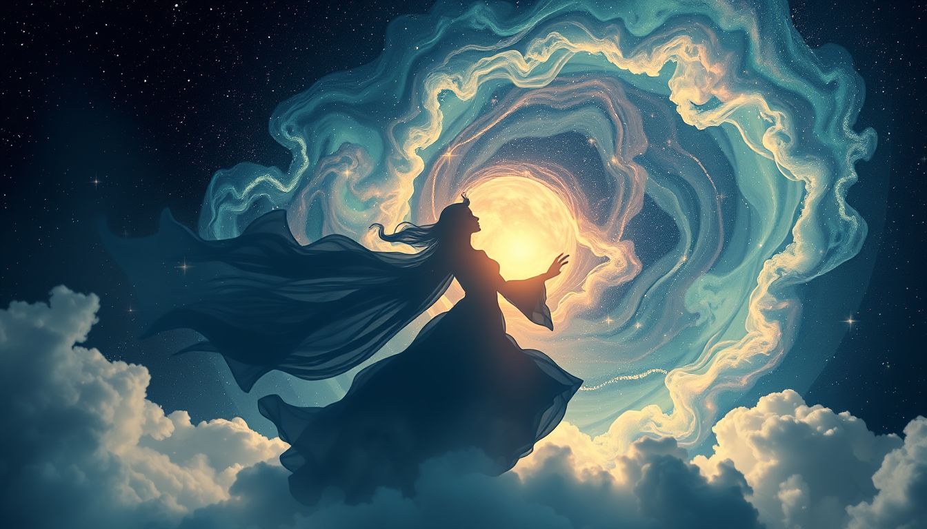 Ein Schattenriss symbolisiert oft verborgene Veränderungen oder Wendungen.