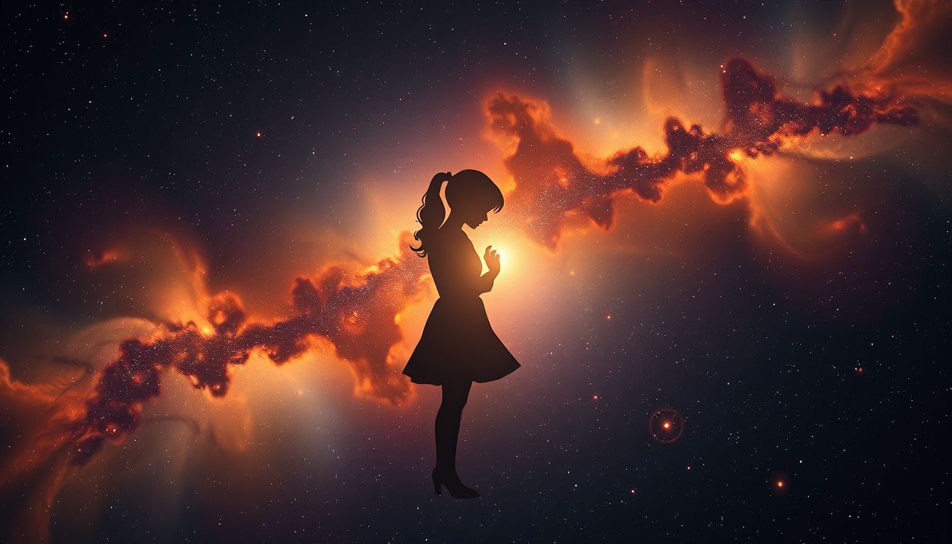 Der Schattenriss geliebter Personen symbolisiert oft Nähe und Erinnerung.