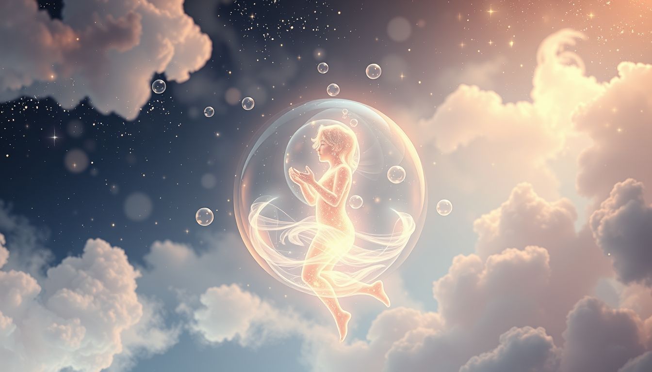 Sich mit duftender Seife einseifen symbolisiert Selbstliebe und Wohlgefühl.